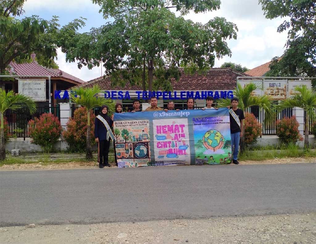 SMANJEP Sosialisasikan Gerakan Hemat Air kepada Warga Desa Sebagai Upaya Peduli Lingkungan dan Selamatkan Bumi